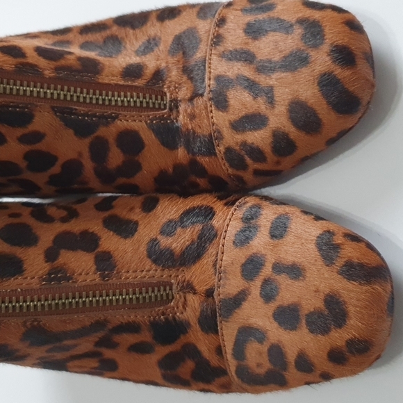 Madewell The Amalia Leopard Print Calf Hair Booties - Picture 5 of 13